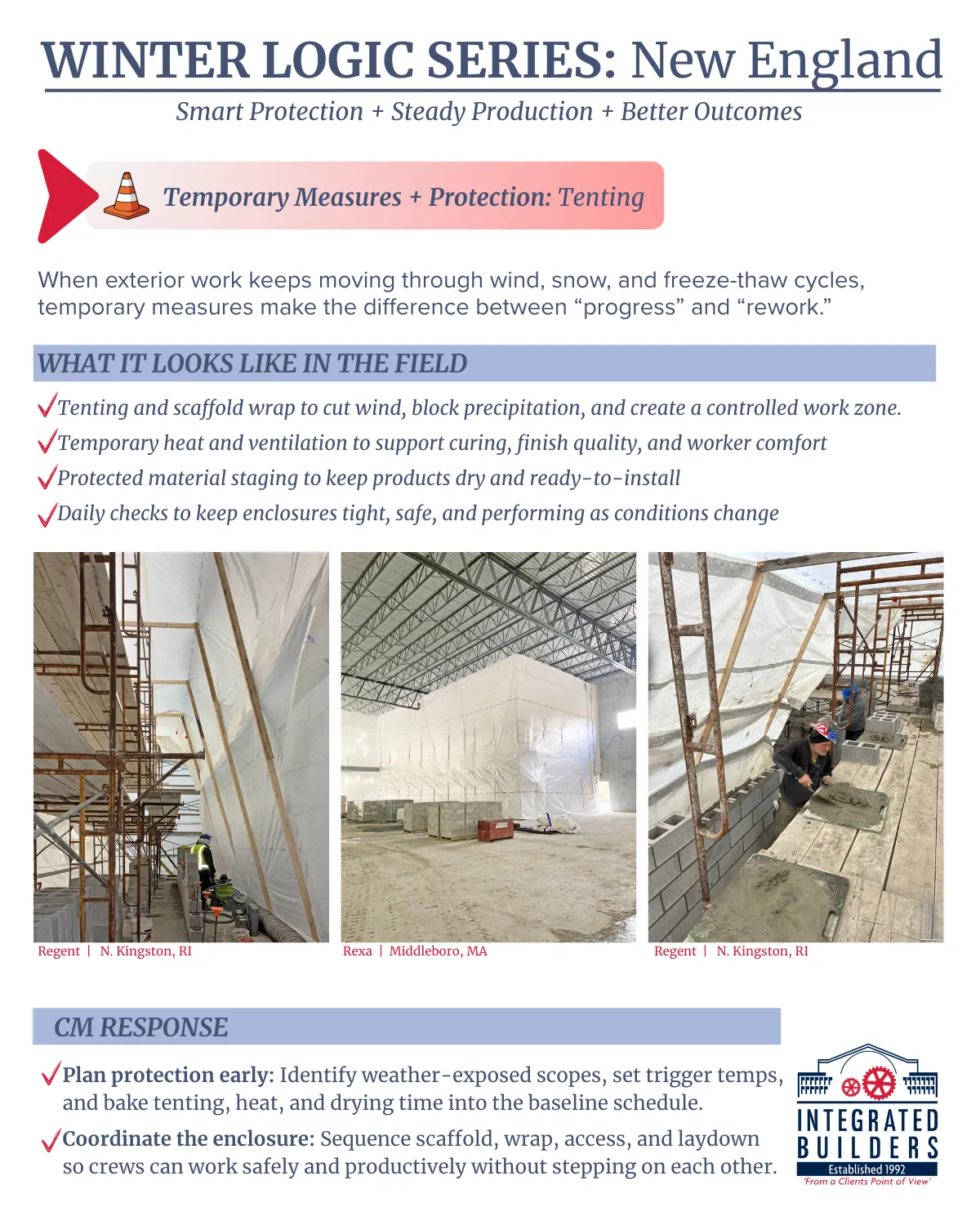 Winter doesn&rsquo;t pause the schedule. It raises the stakes.