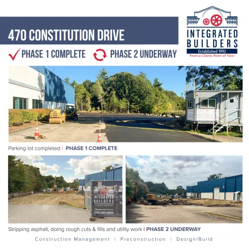 470 Constitution Way  | Phase 1 Complete  | Phase 2 Underway