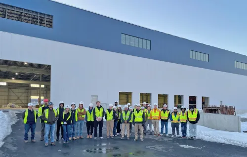 Integrated Builders recently hosted high school students at our REGENT's Manufacturing facility jobsite in North Kingstown, RI.