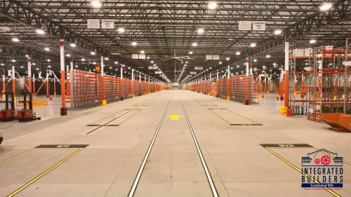Drone Footage Down the 100' Interior Bay