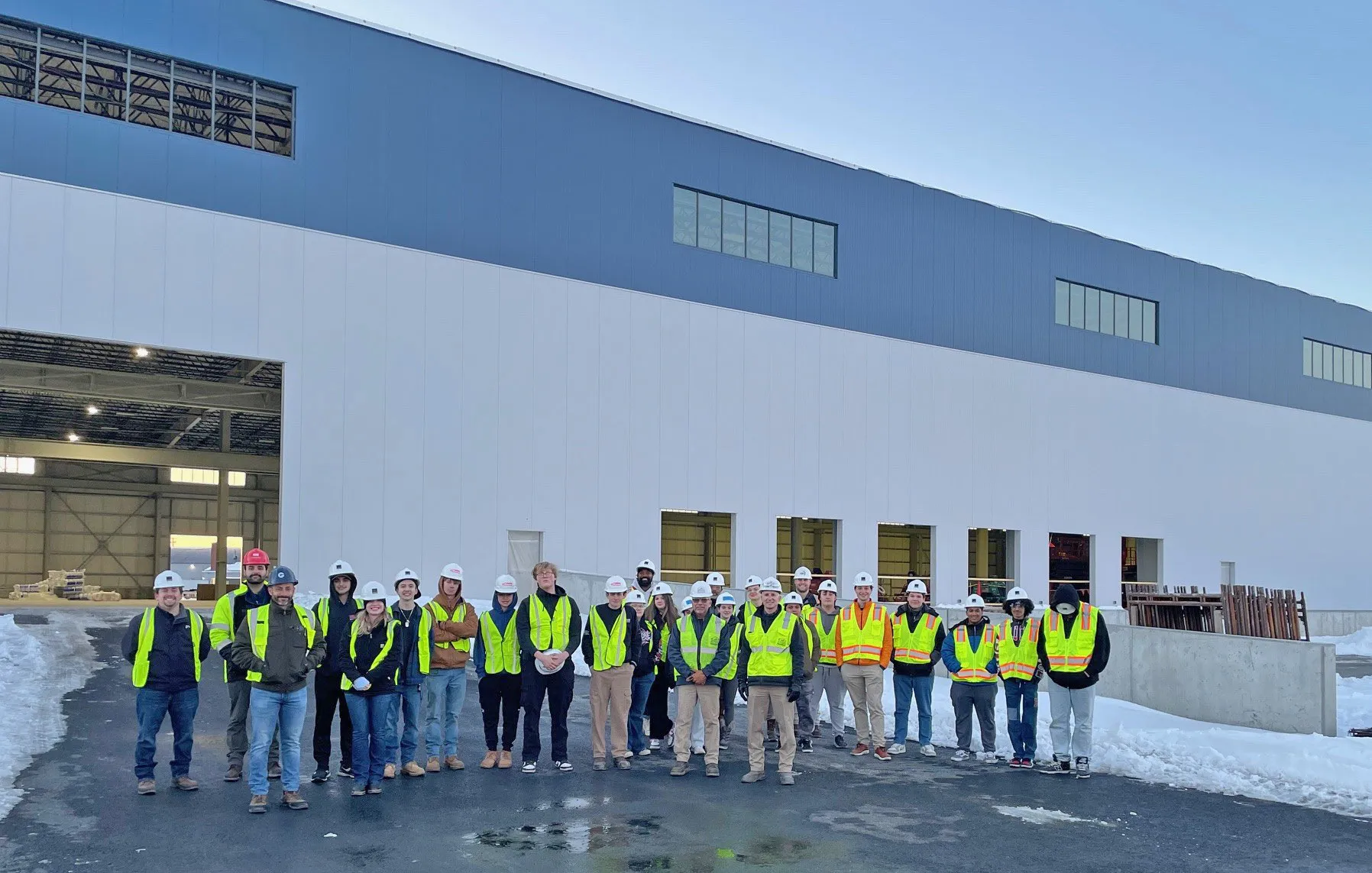 Integrated Builders recently hosted high school students at our REGENT's Manufacturing facility jobsite in North Kingstown, RI.