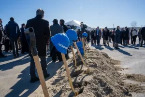 Quonset groundbreaking