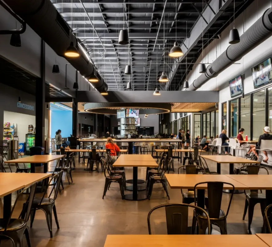 Lovell Arena bar area interior